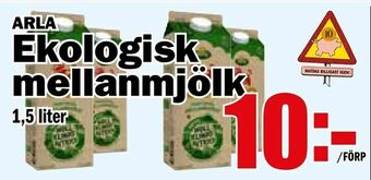 Matdax Ekologisk mellanmjölk erbjuda
