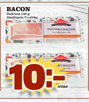 Matdax Bacon erbjuda