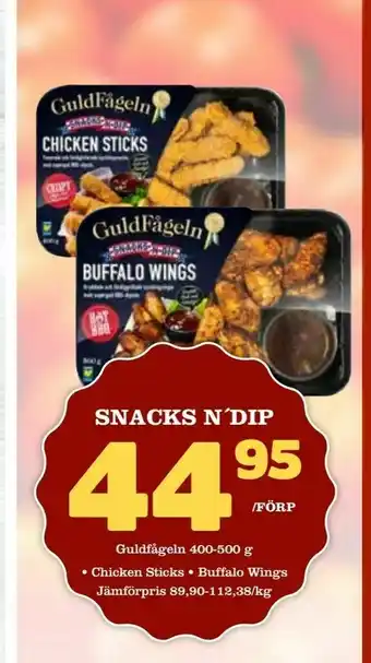 Matdax Snacks n'dip erbjuda