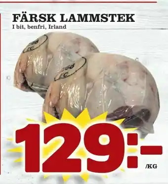 Matdax Färsk lammstek erbjuda