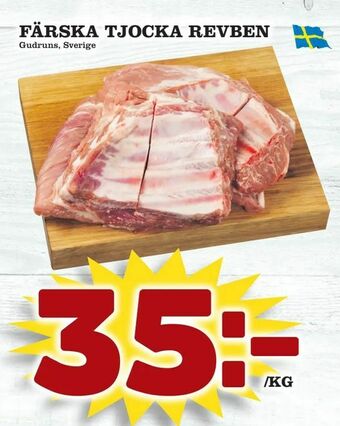 Matvärlden Tensta Färska tjocka revben erbjuda