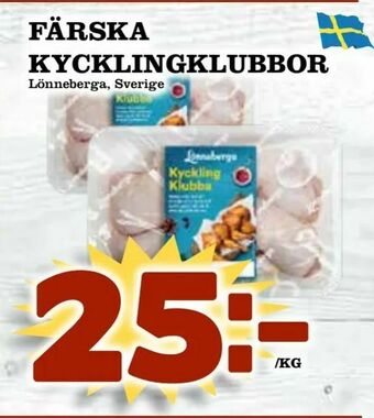 Matvärlden Tensta Färska kycklingklubbor erbjuda