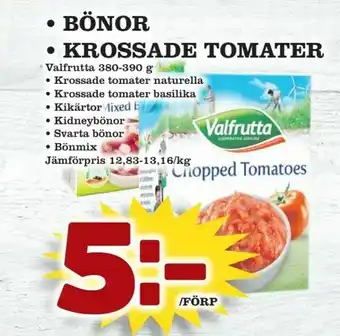 Matvärlden Tensta Bönor • krossade tomater erbjuda