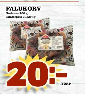 Nya Pulsen Falukorv erbjuda