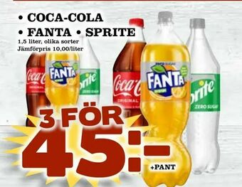 Coca-cola • fanta • sprite