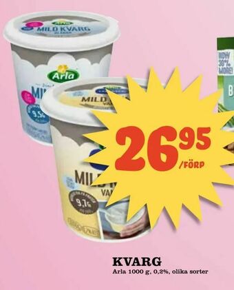 Nya Pulsen Kvarg erbjuda