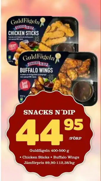 Nya Pulsen Snacks n'dip erbjuda