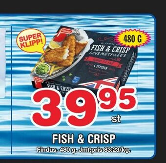 Nya Pulsen Fish & crisp erbjuda