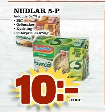Nudlar 5-p