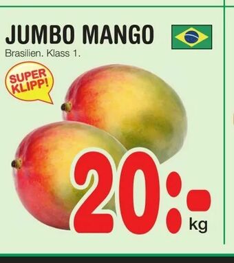 Nya Pulsen Jumbo mango erbjuda