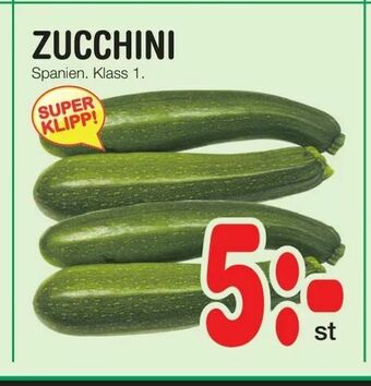 Nya Pulsen Zucchini erbjuda