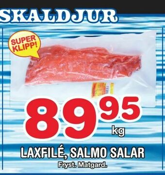 Nya Pulsen Laxfilé, salmo salar erbjuda