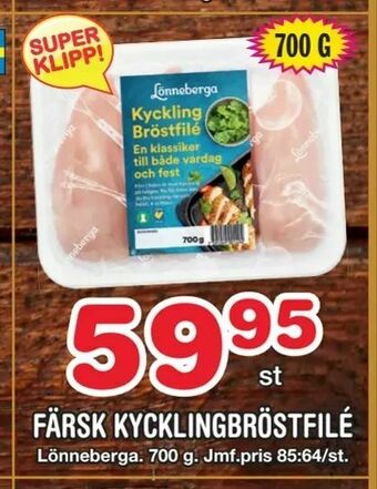 Nya Pulsen Färsk kycklingbröstfilé erbjuda