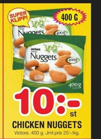 Nya Pulsen Chicken nuggets erbjuda