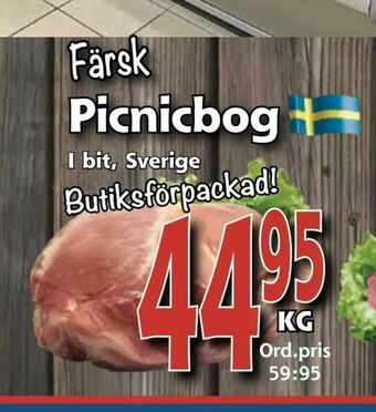 Supergrossen Färsk Picnicbog erbjuda