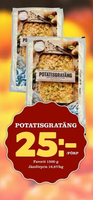 Supergrossen Potatisgratäng erbjuda
