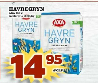 Supergrossen Havregryn erbjuda