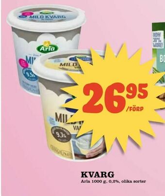 Supergrossen Kvarg erbjuda