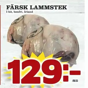 Supergrossen Färsk lammstek erbjuda