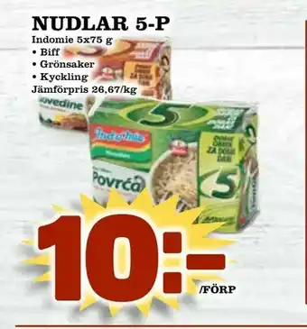 Supergrossen Nudlar 5-p erbjuda