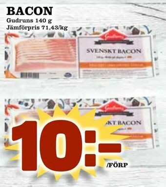 Supergrossen Bacon erbjuda