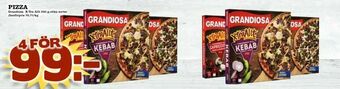 Supergrossen Pizza erbjuda