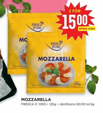 Willys Hemma Mozzarella erbjuda