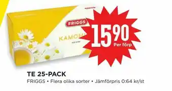 Willys Hemma Te 25-pack erbjuda