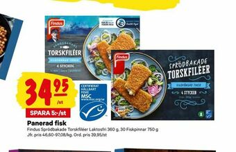 Panerad fisk