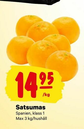 City Gross Satsumas erbjuda