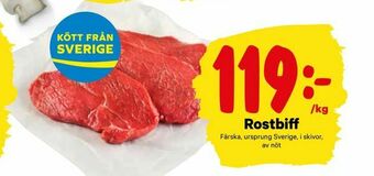 City Gross Rostbiff erbjuda