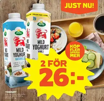 Coop Forum Arla Yoghurt 1000g erbjuda