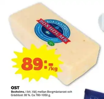 Coop Forum Boxholms Ost 780-1050g erbjuda