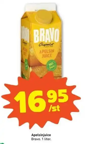 Coop Forum Bravo Apelsinjuice 1 liter erbjuda