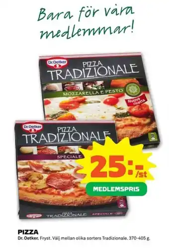 Coop Forum Dr. Oetker Pizza 370-405g erbjuda