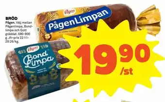 Coop Extra Pågen Bröd 680-900g erbjuda