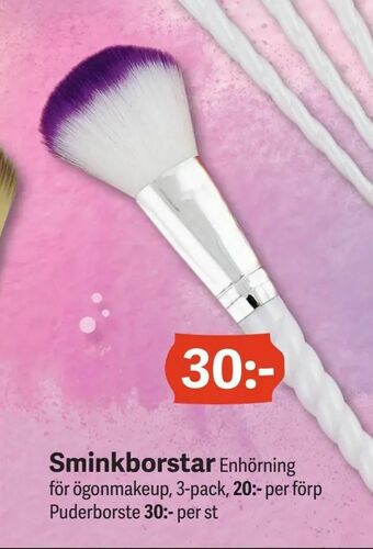 DollarStore Sminkborstar erbjuda