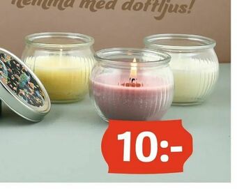 DollarStore Doftljus erbjuda