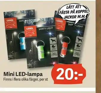 DollarStore Mini LED-lampa erbjuda