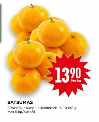 Willys Satsumas erbjuda