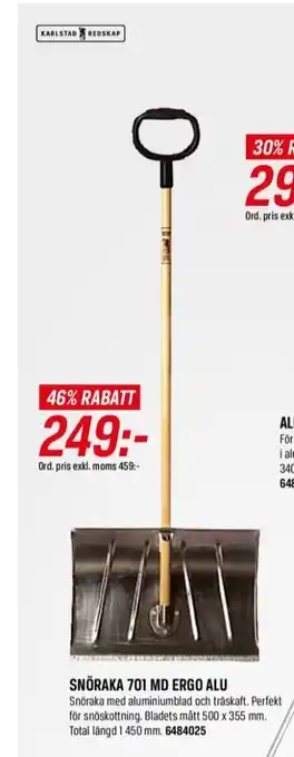 Swedol Karlstad snöskyffel erbjuda