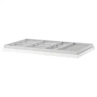 IKEA Komplement Utdragbart hyllplan med insats, vit, 100x58 cm erbjuda