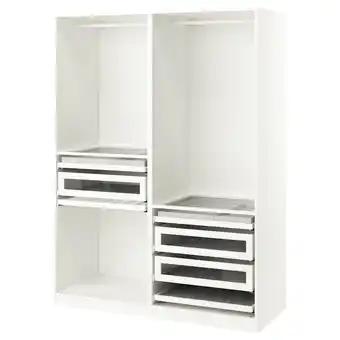 IKEA Pax Garderobskombination, vit, 150x58x201 cm erbjuda