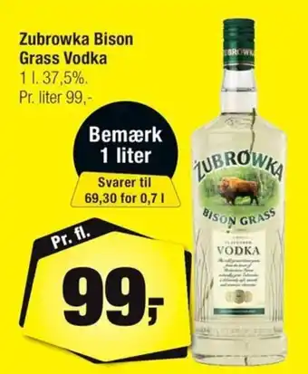 Calle Zubrowka Bison Grass Vodka erbjuda