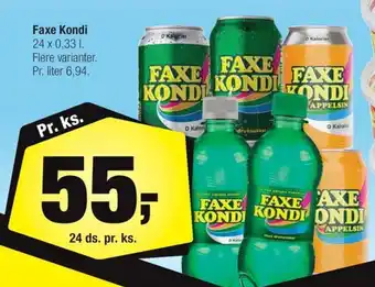 Calle Faxe Kondi erbjuda