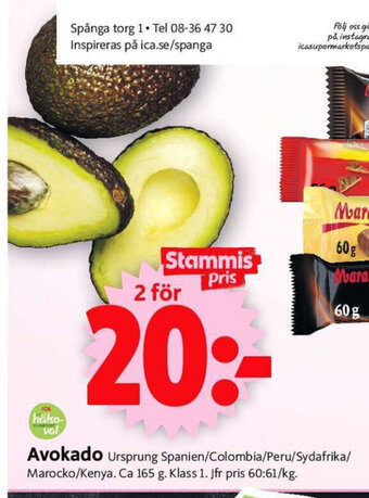 ICA Supermarket Avokado erbjuda