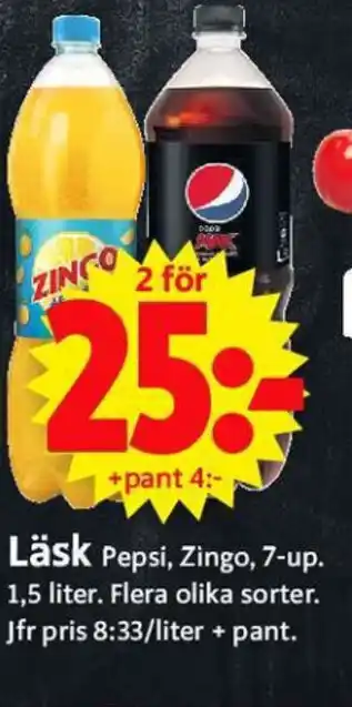 ICA Supermarket Läsk 1,5L erbjuda