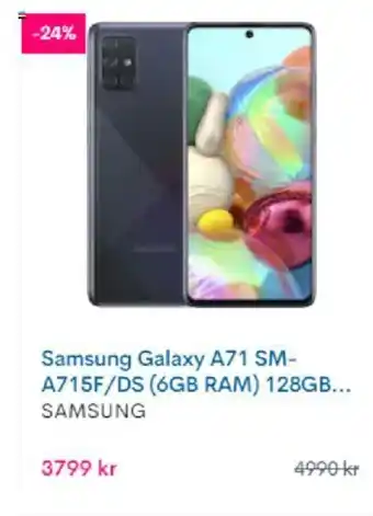 CDON Samsung Galaxy A71 SM-A715F erbjuda