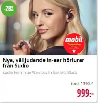 Nya, välljudande in-ear hörlurar från Sudio