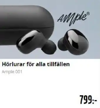 Hörlurar för alla tillfällen Ample 001